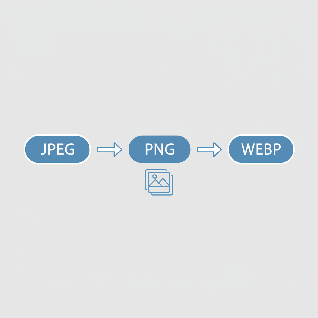 محول صيغ الصور عبر الإنترنت — حوّل JPEG، PNG، WebP، GIF و AVIF فورًا